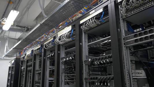 ASIC miners working in a cryptocurrency mining farm