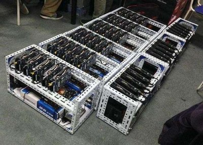 Mining farm with Antminer E11 Pro+ setup
