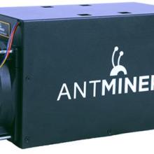 Close-up of a powerful ASIC miner operating in a server room