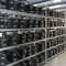 A Bitcoin mining data center with rows of ASICs humming.